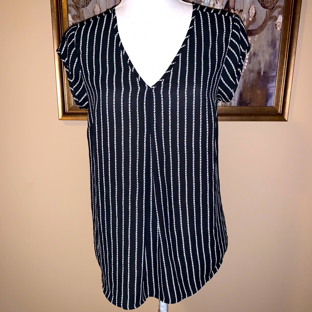 Halogen short sleeves blouse